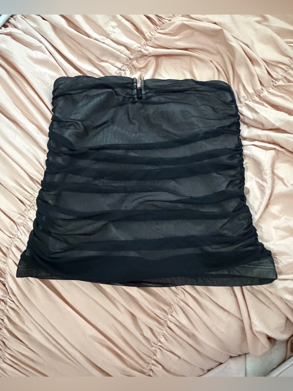 Abercrombie Black Mesh Tube Top